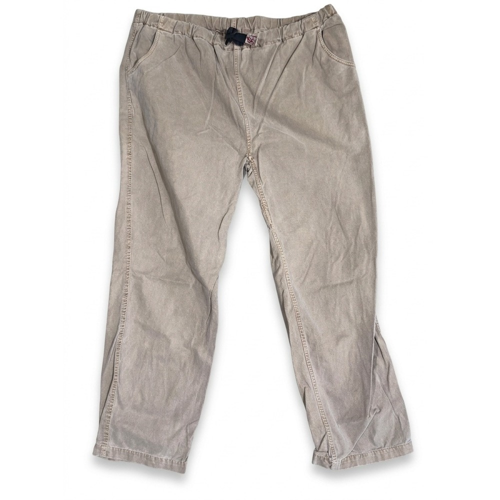 Gramicci G-Pants Mens XL Tan Beige Khaki Climbing Hiking Outdoor Trousers 31L